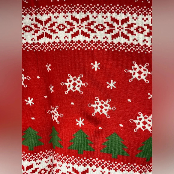 Nickelodeon SpongeBob SquarePants Ugly Christmas Holiday Sweater Red Size Small - Picture 5 of 10